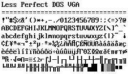 [Laemeur's Less Perfect DOS VGA]